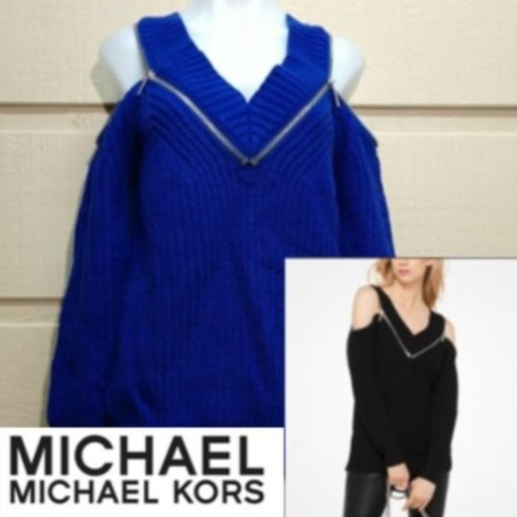 Michael Kors oversize cold shoulder sweater S - Picture 1 of 8